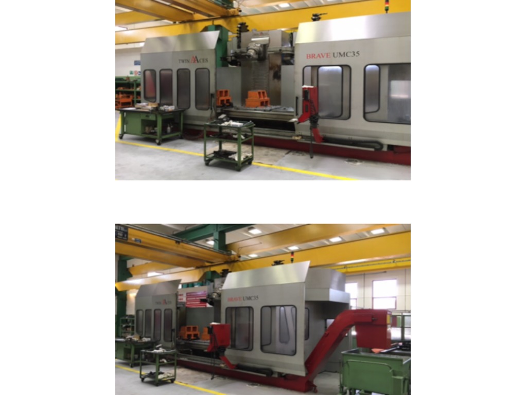 Fresatrice Twin Aces 3500 con tavola in continuo in vendita - foto 1