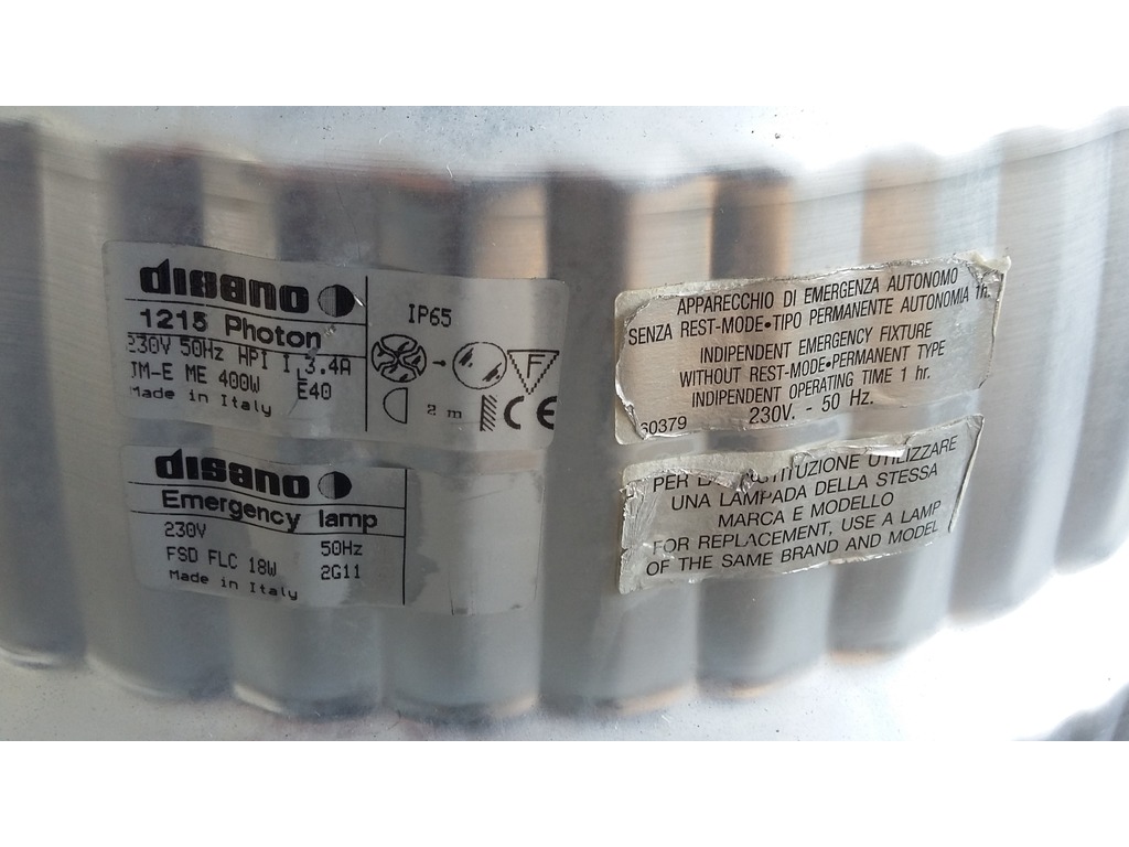CORPI ILLUMINANTI DISANO 1215 PHOTON &amp; 1117 Quark in vendita - foto 2