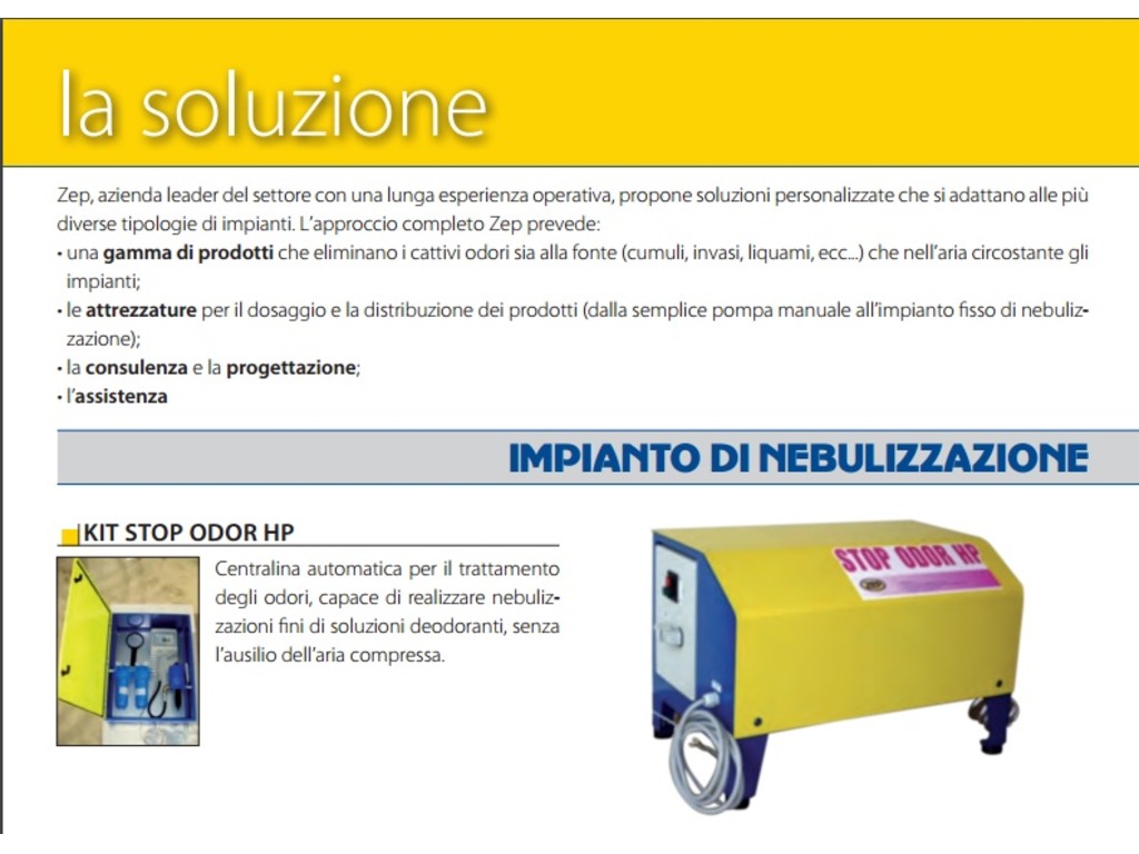 NEBULIZZATORE TRATTAMENTO ODORI INDUSTRIA in vendita - foto 1
