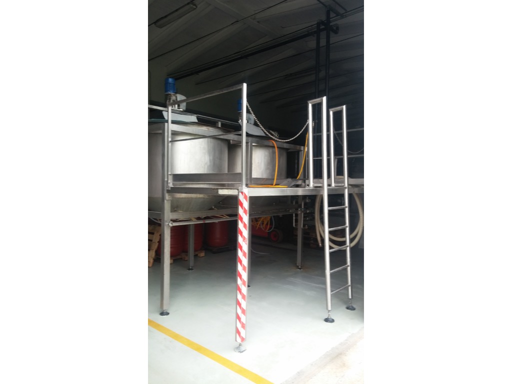 Vasche inox (Cee) per lavaggio olive aglio cipolle vegetali in vendita - foto 1