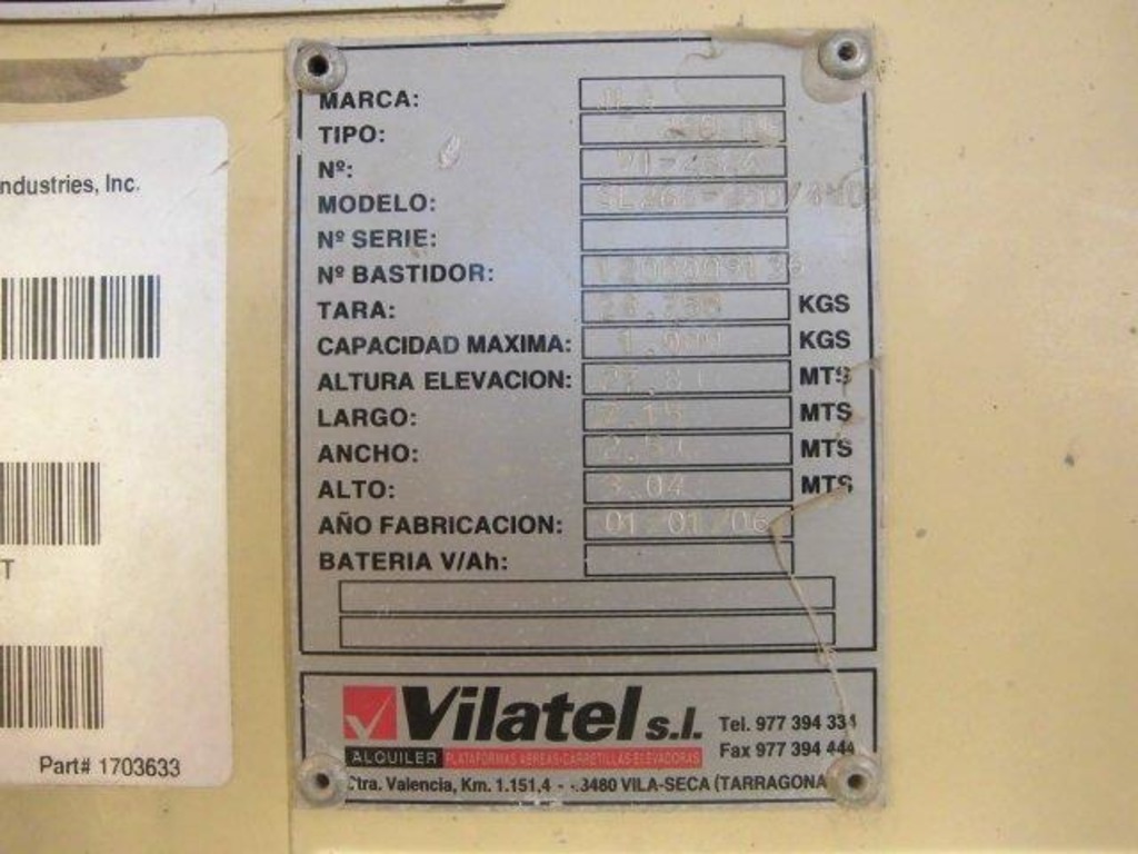 JLG SL 260-25D/4WD-SP in vendita - foto 5
