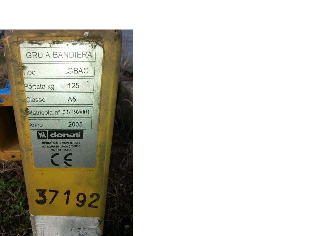 Gru a bandiera in vendita - foto 1
