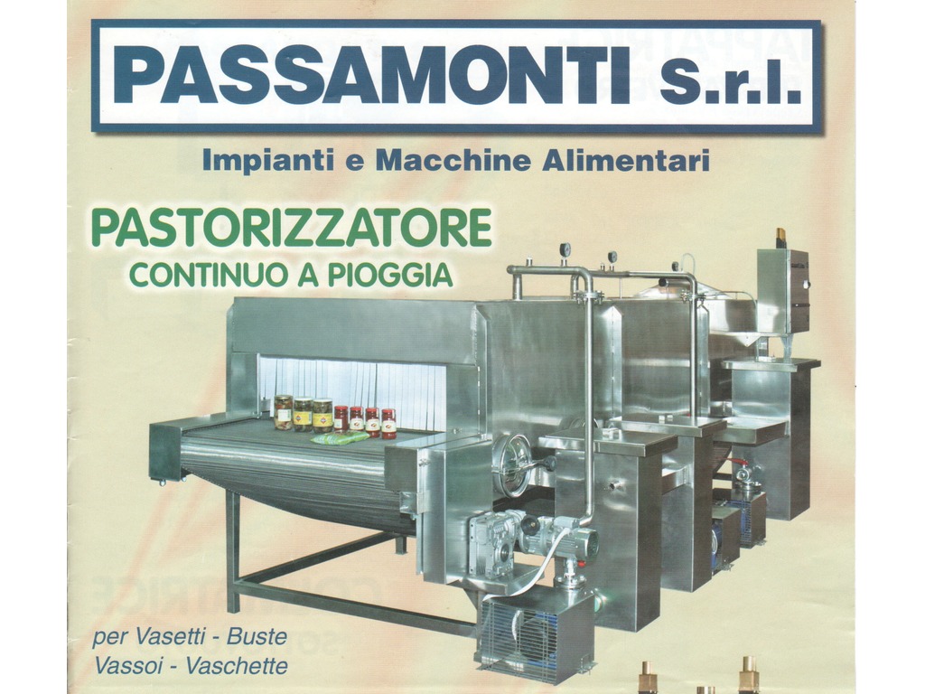 PASTORIZZATORE CONTINUO A PIOGGIA in vendita - foto 1