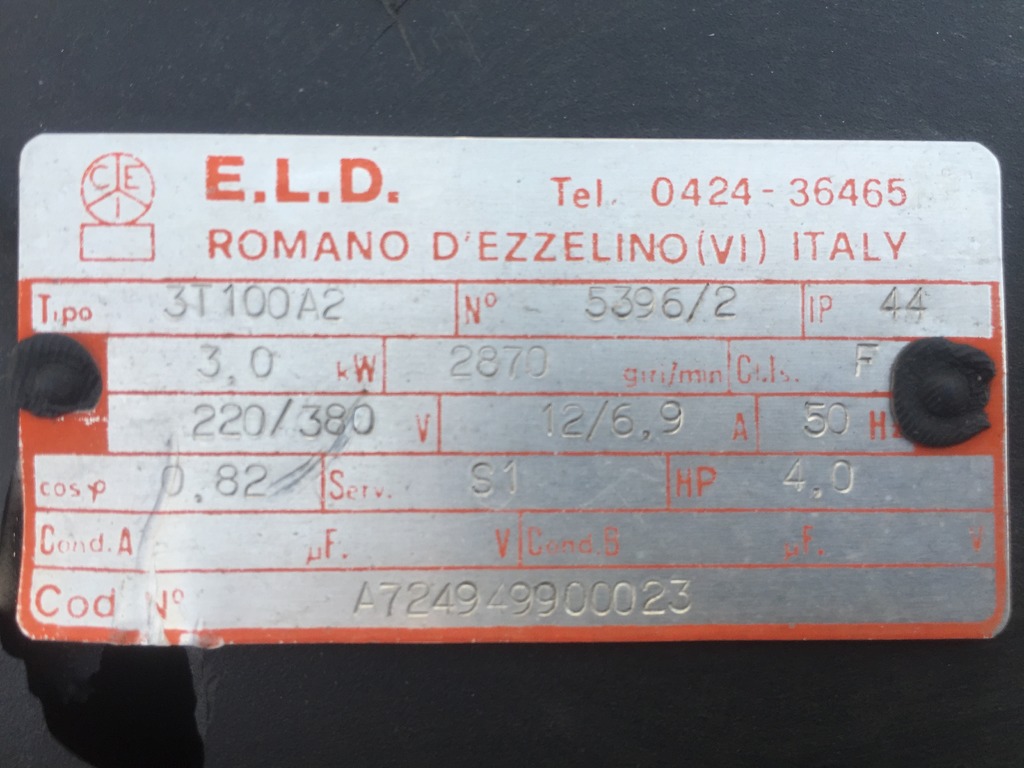 Motore 4 Hp  2870 giri in vendita - foto 2