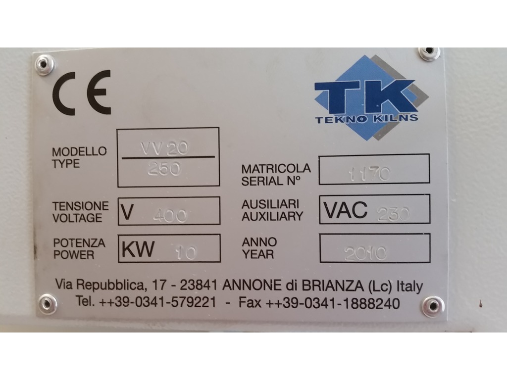 FORNO  VETROFUSIONE:  TK  VV20 in vendita - foto 5