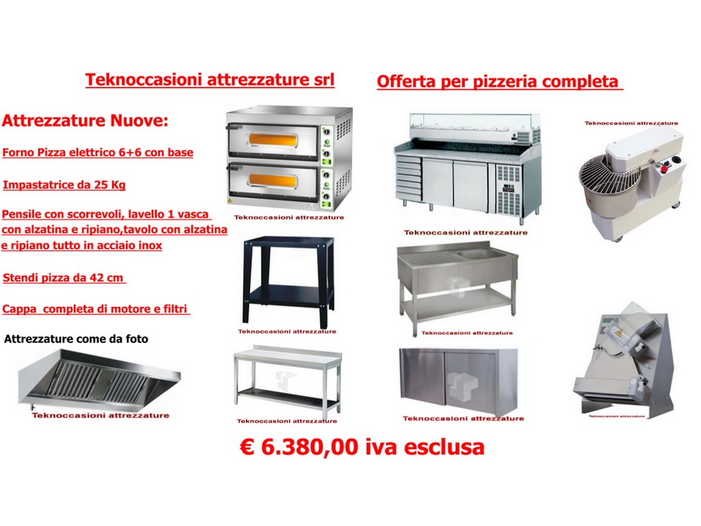 Attrezzature nuove per pizzeria completa in vendita - foto 1