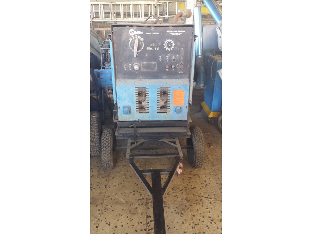 Saldatrice Miller bi blue 400 dx motore deutz carrellata in vendita - foto 1