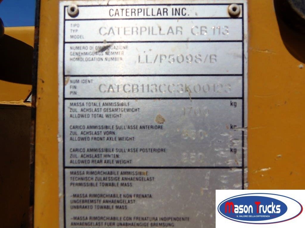 CATERPILLAR CB 113, rullo a vibrazione, 2006 in vendita - foto 10