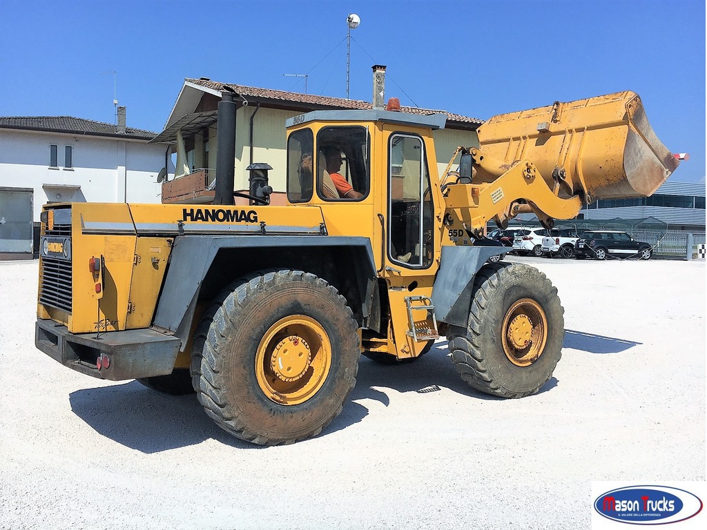 HANOMAG 55D, pala gommata, 1990 in vendita - foto 2
