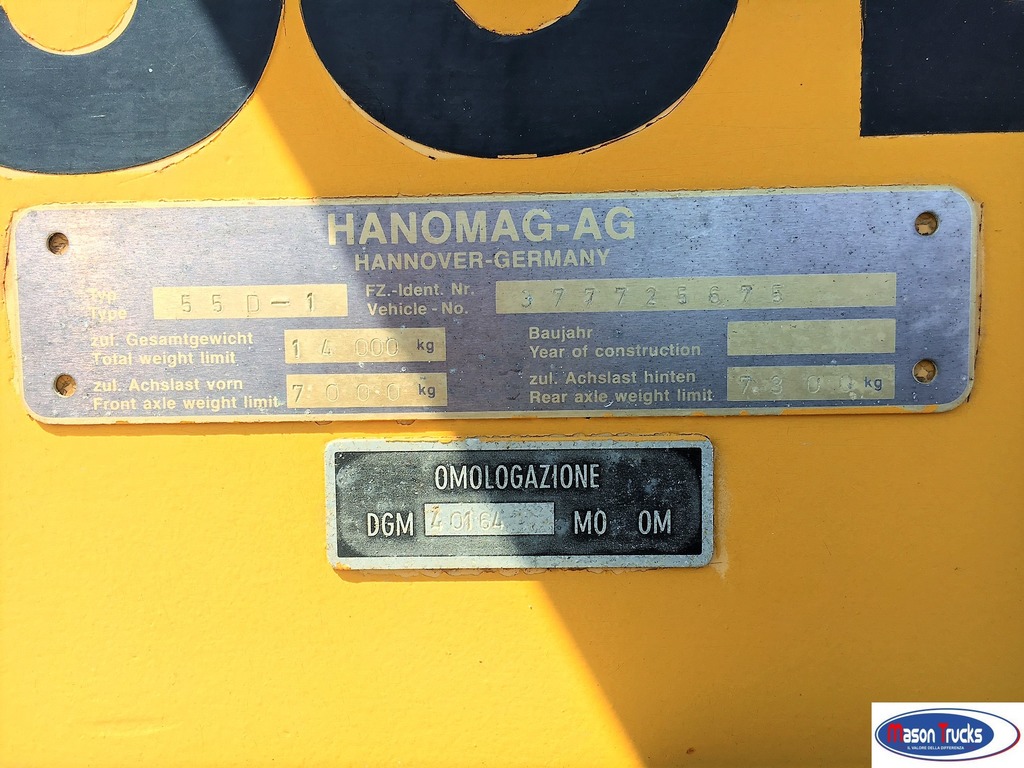 HANOMAG 55D, pala gommata, 1990 in vendita - foto 10