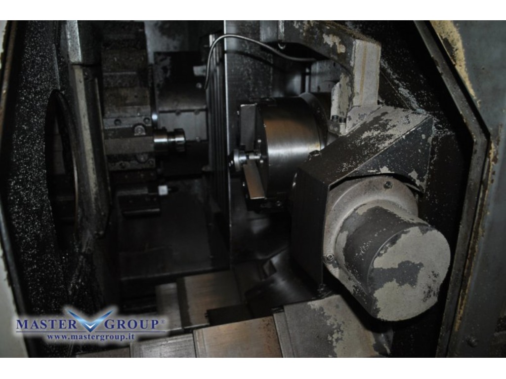 TORNIO CNC A 4 ASSI BIMANDRINO CON ISOLA ROBOTIZZATA MAZAK DUAL TURN 20- USATO - in vendita - foto 5
