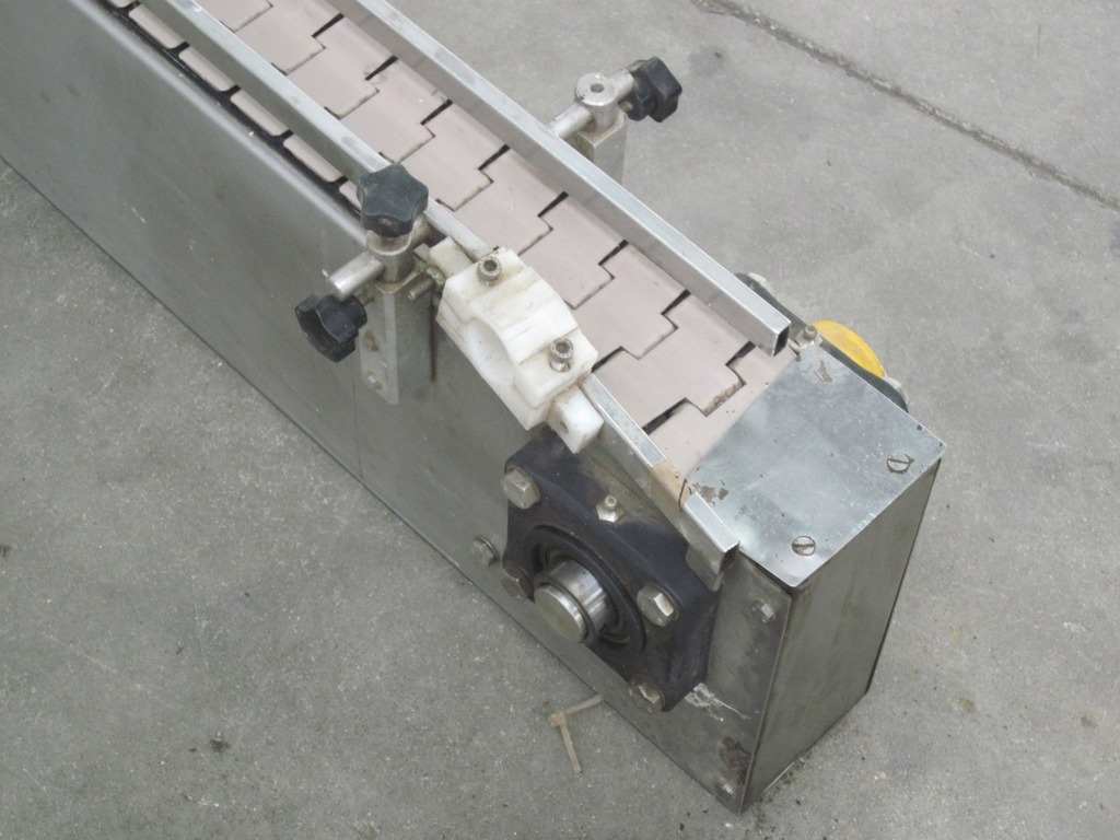 NASTRO TRASPORTATORE CURVO A 90° IN ACCIAIO INOX PER PIANO DI LAVORO (COD. MF-PK-NAS-10) in vendita - foto 2