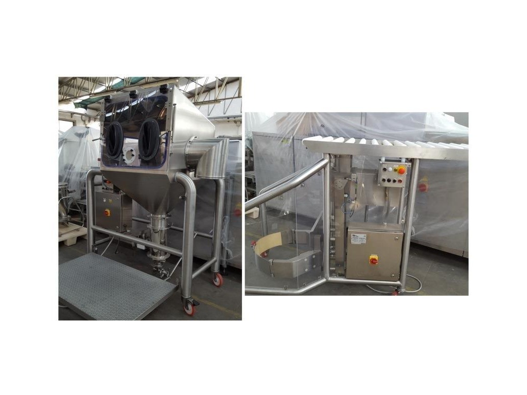 STAZIONE SVUOTASACCHI CON MULINO E RIBALTAFUSTI VIMA IMPIANTI Mod. BSD+GCM-I (cod. MF-PR-TRA-18) in vendita - foto 1