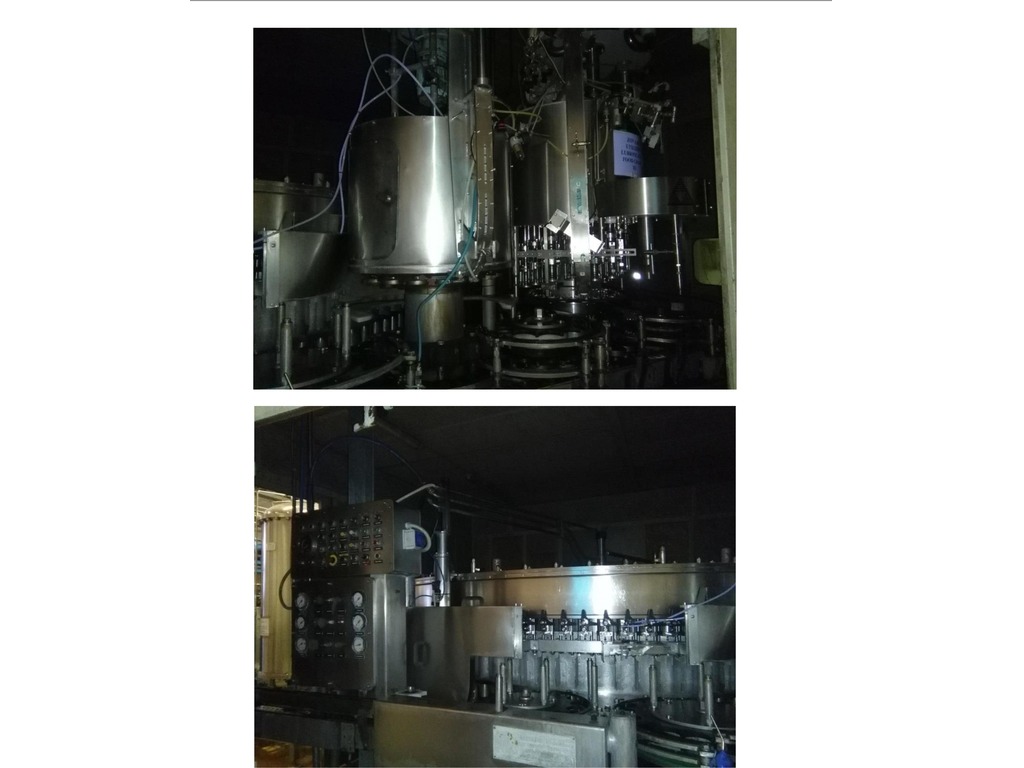 Complete second hand glass bottles filling line in vendita - foto 3