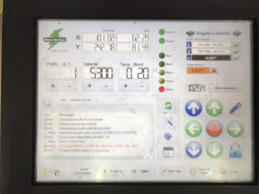 Macchina taglio plasma alta definizione banco 2,5 x 8 m in vendita - foto 4
