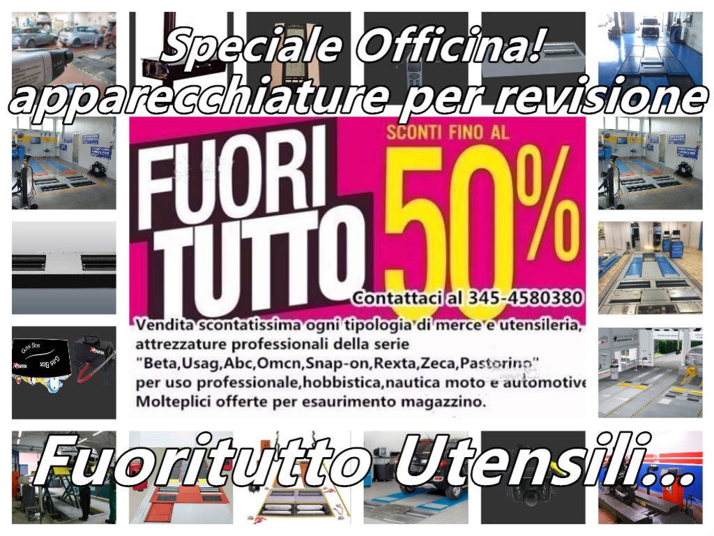LINEE REVISIONE E UTENSILI in vendita - foto 1