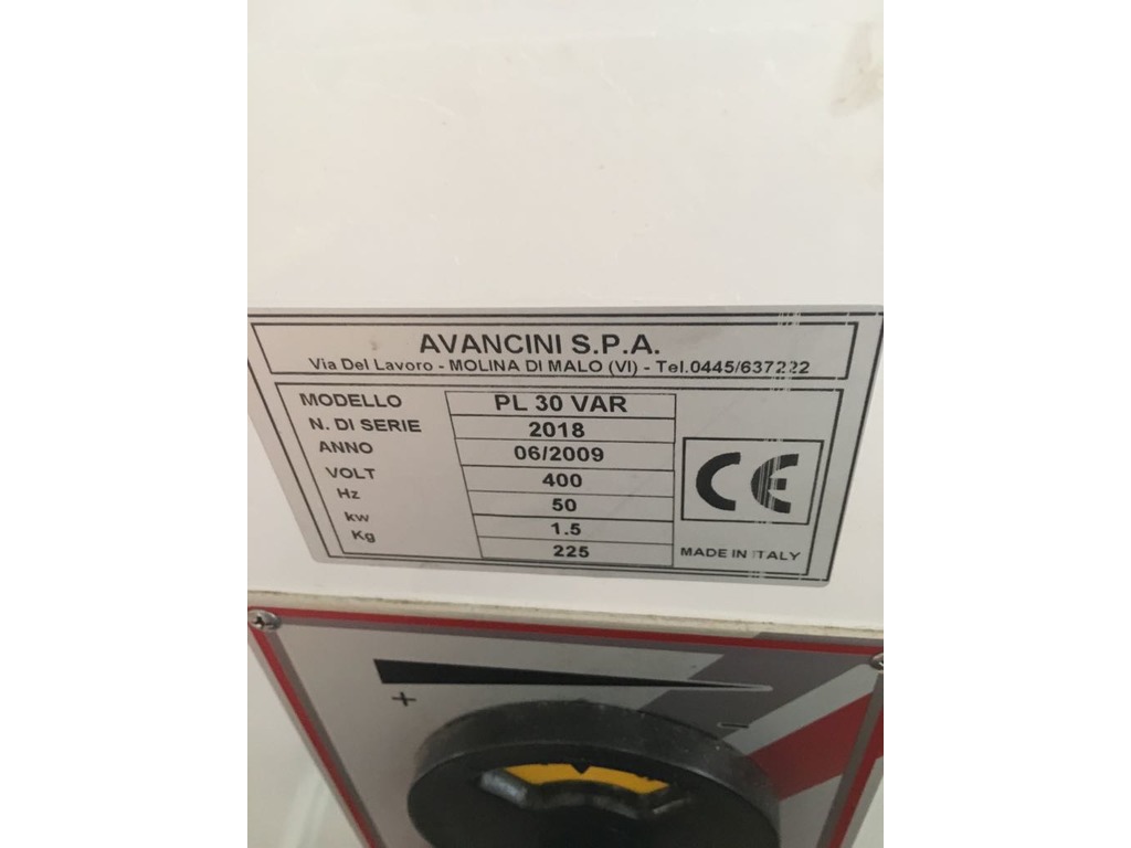 Mescolatrice planetaria professionale avancini 30 lt. in vendita - foto 4