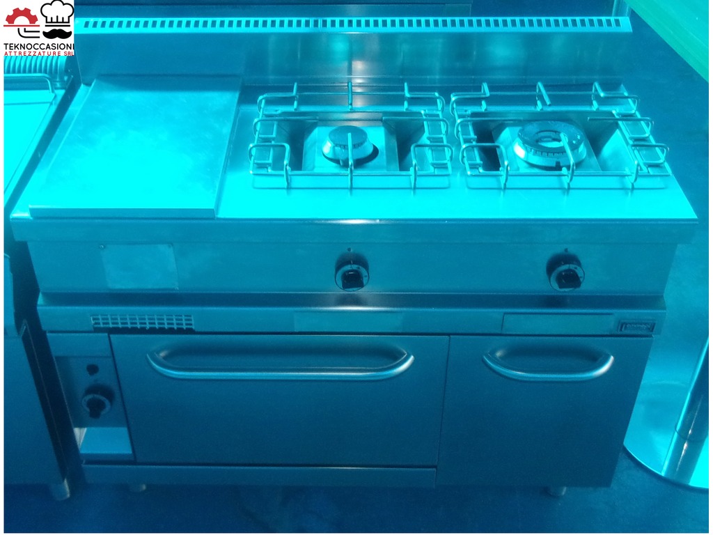 Cucina a gas 2 fuochi con forno Emmepi in vendita - foto 2