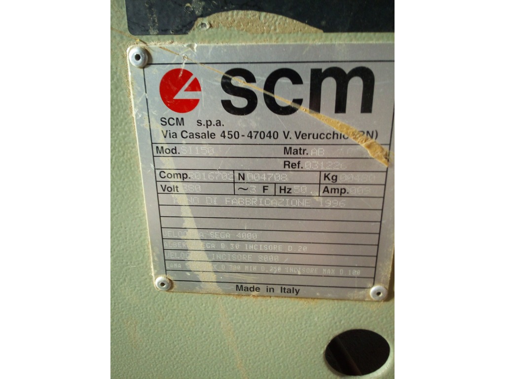 Vendo sega circolare SCM SI150 in vendita - foto 2