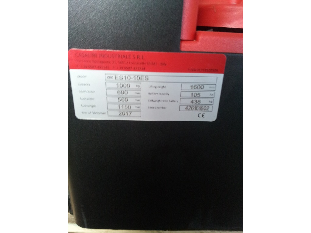 TRANSPALLET NANO 10 q.li - 1,60 metri - KRK METALLURGIK in vendita - foto 5