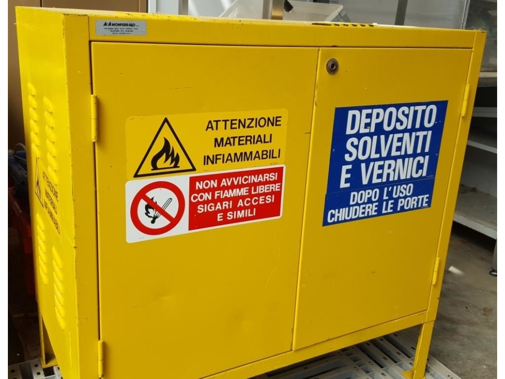 ARMADIO IN ACCIAIO VERNICIATO (COD. IND-PR-ARM-2) in vendita - foto 1