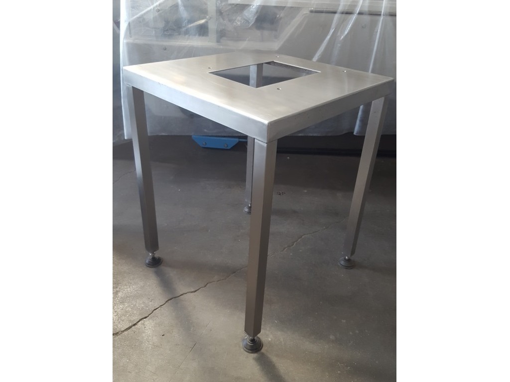 TAVOLO PORTA BILANCIA STRUTTURA IN ACCIAIO INOX (cod. MF-PR-TAV-6) in vendita - foto 1