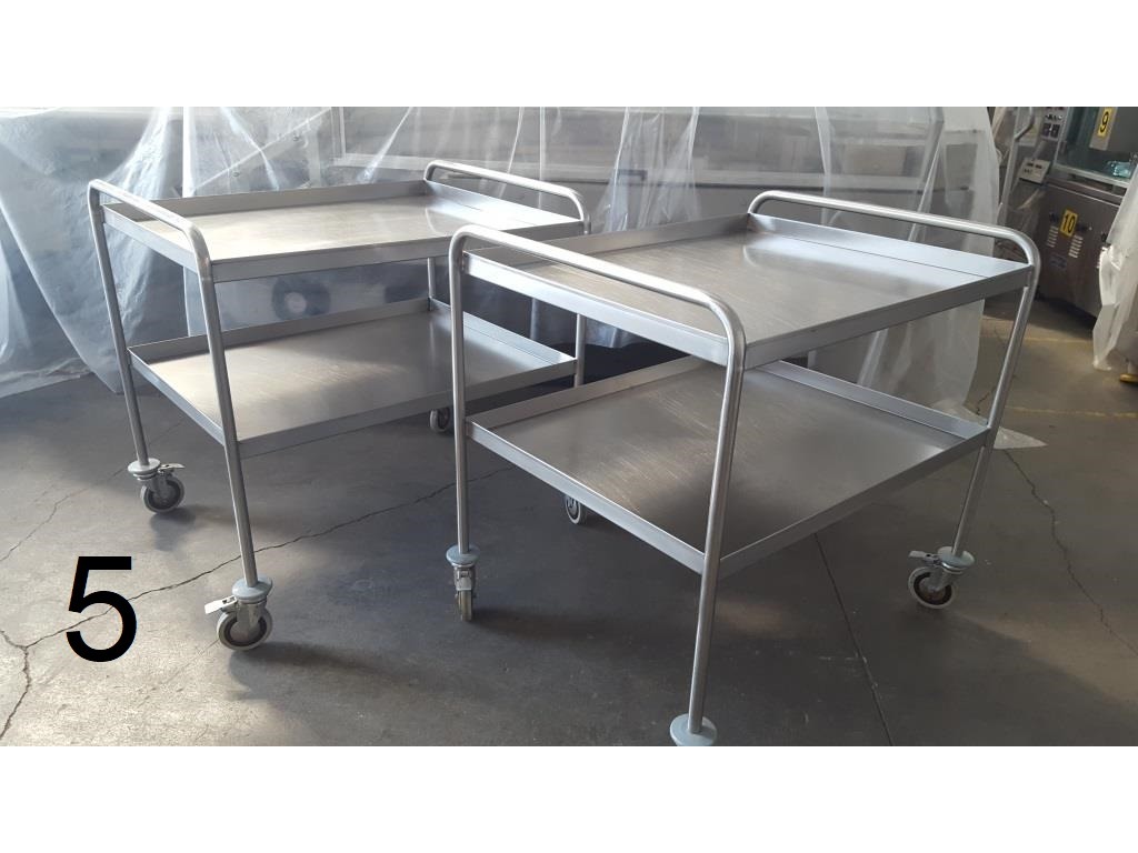 CARRELLI IN ACCIAIO INOX (Cod. MF-PK-CARR-15) in vendita - foto 6