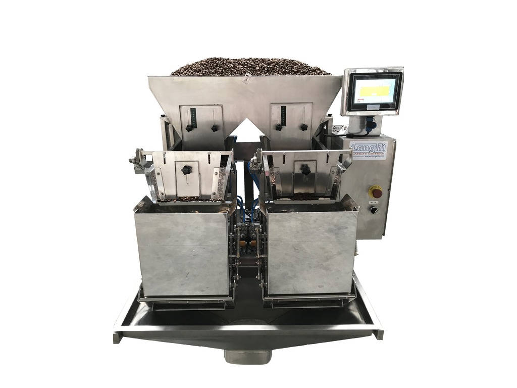 RIEMPITRICE SEMIAUTOMATICA RCT2 MAXI   A 2 TESTE E 2 CANALI VIBRANTI in vendita - foto 2