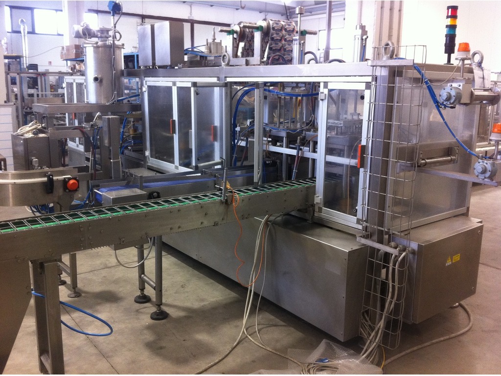 Linea Confezionamento Termoformatrici Vaschette e Monodose Formaggi Salse Creme in vendita - foto 4