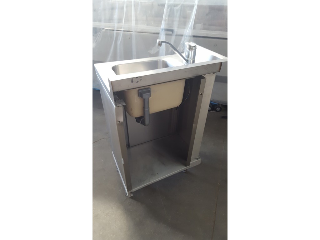 LAVELLO DA LABORATORIO - STRUTTURA IN ACCIAIO INOX (cod. LAB-LAV-2) in vendita - foto 3