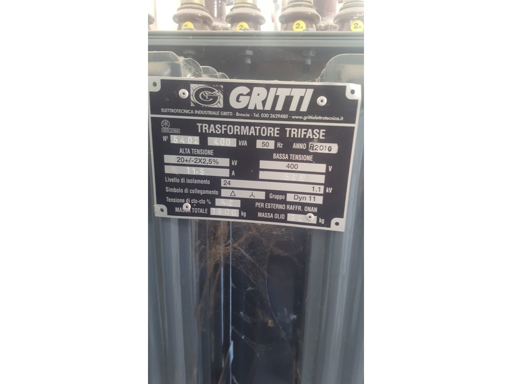 Trasformatore in olio 400KVA in vendita - foto 1
