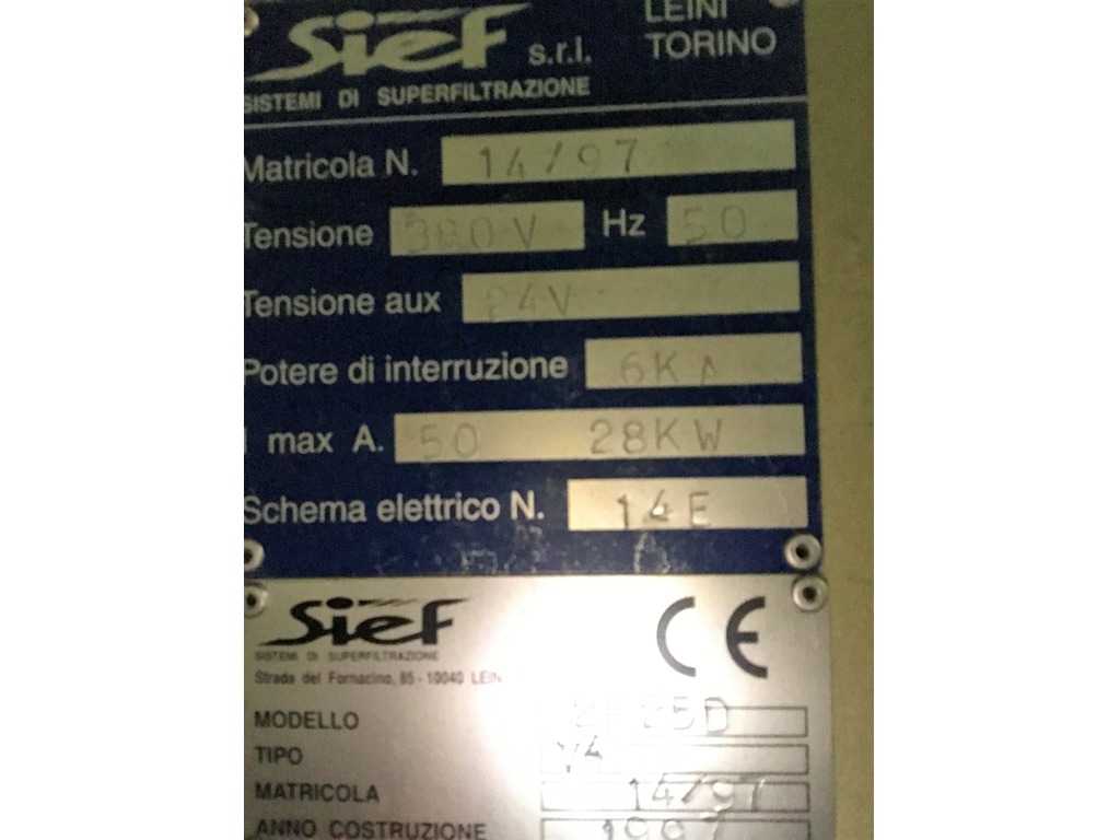 IMPIANTO DI MICRO-FILTRAZIONE COMAT in vendita - foto 4