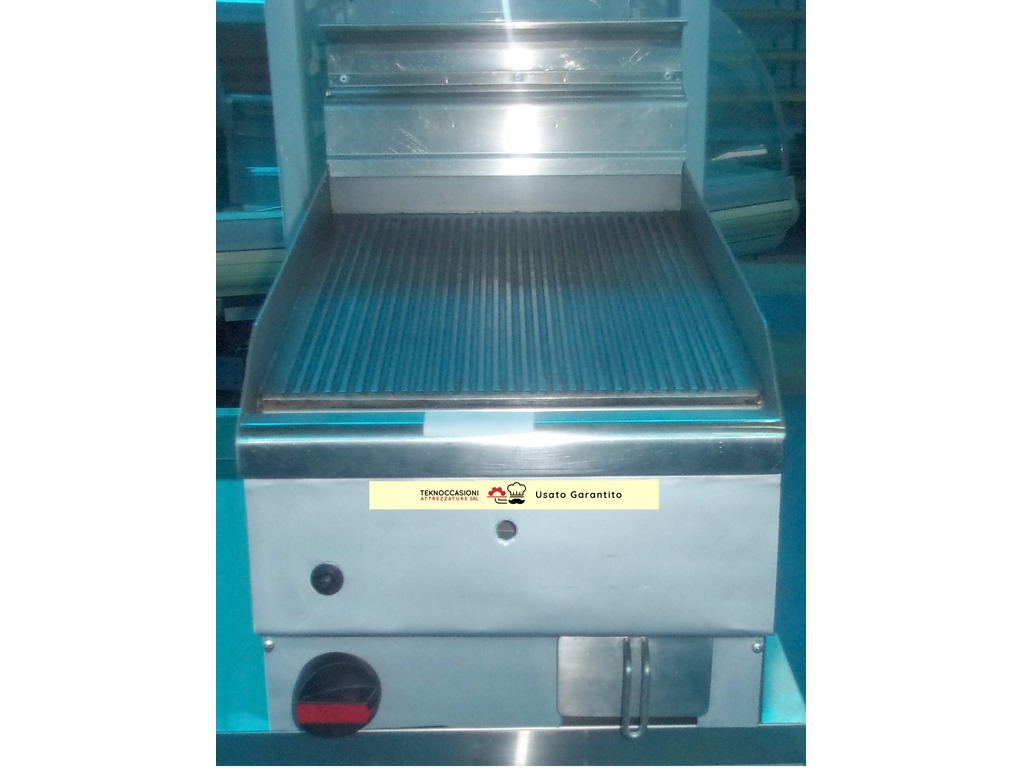 Fry top da banco a gas rigato in vendita - foto 1