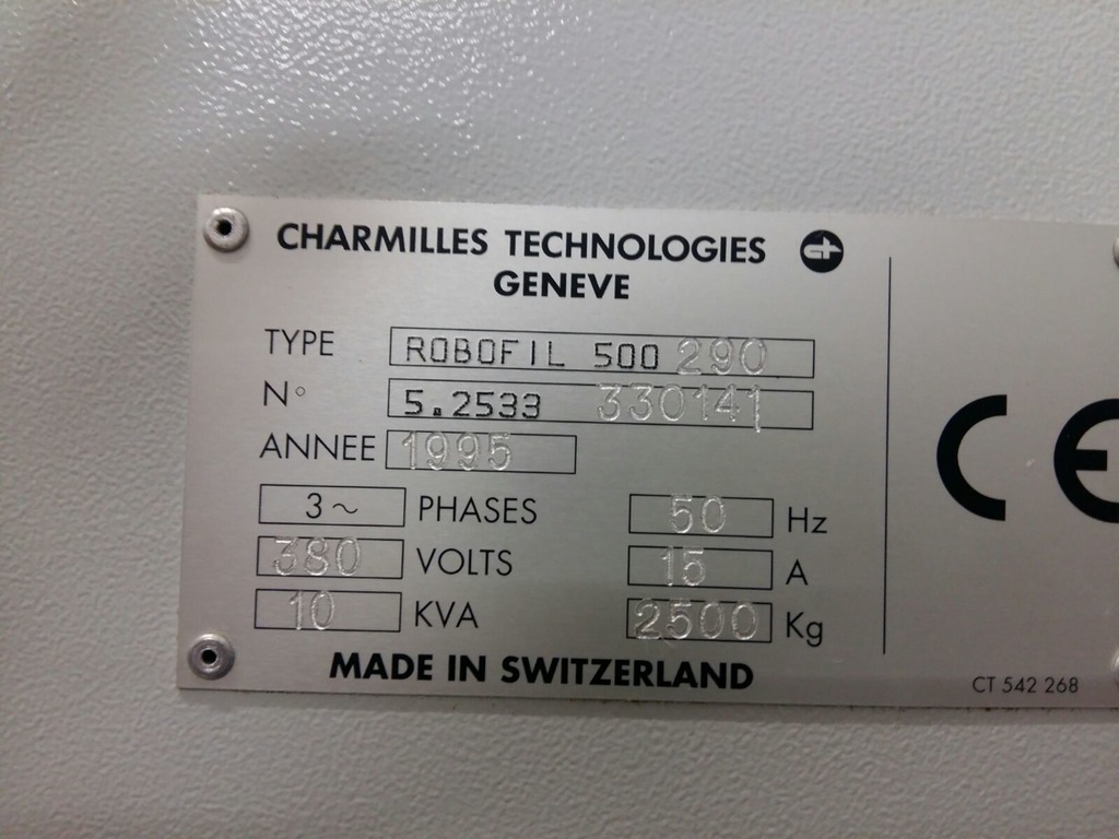 Elettroerosione a filo Charmilles Robofil 500 290 in vendita - foto 3