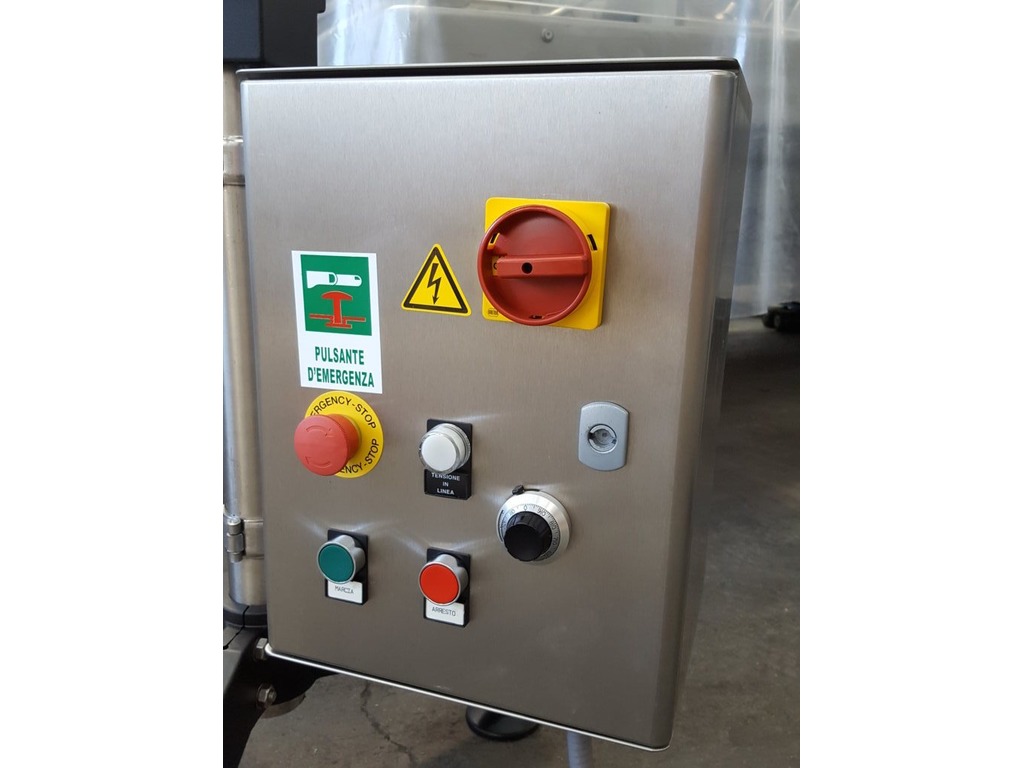 NASTRO TRASPORTATORE MOTORIZZATO A TAPPARELLE IN ACCIAIO INOX (cod. MF-PK-NAS-165) in vendita - foto 2