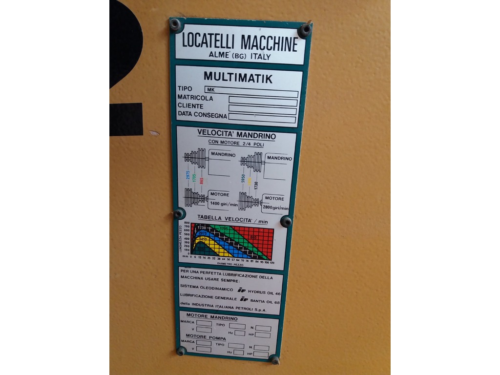 TORNIO LOCATELLI MK-CC 1200 in vendita - foto 6