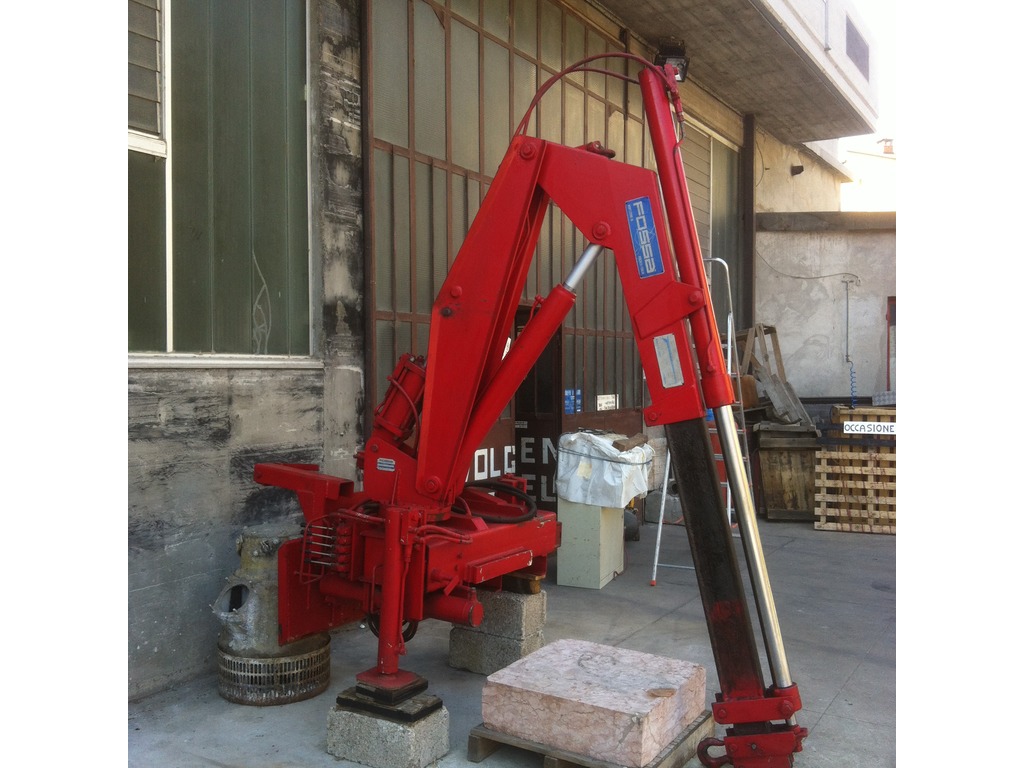 Gru Idraulica Marca :"Fossa" - 20 Quintali - Braccio estensibile 5 mt in vendita - foto 2