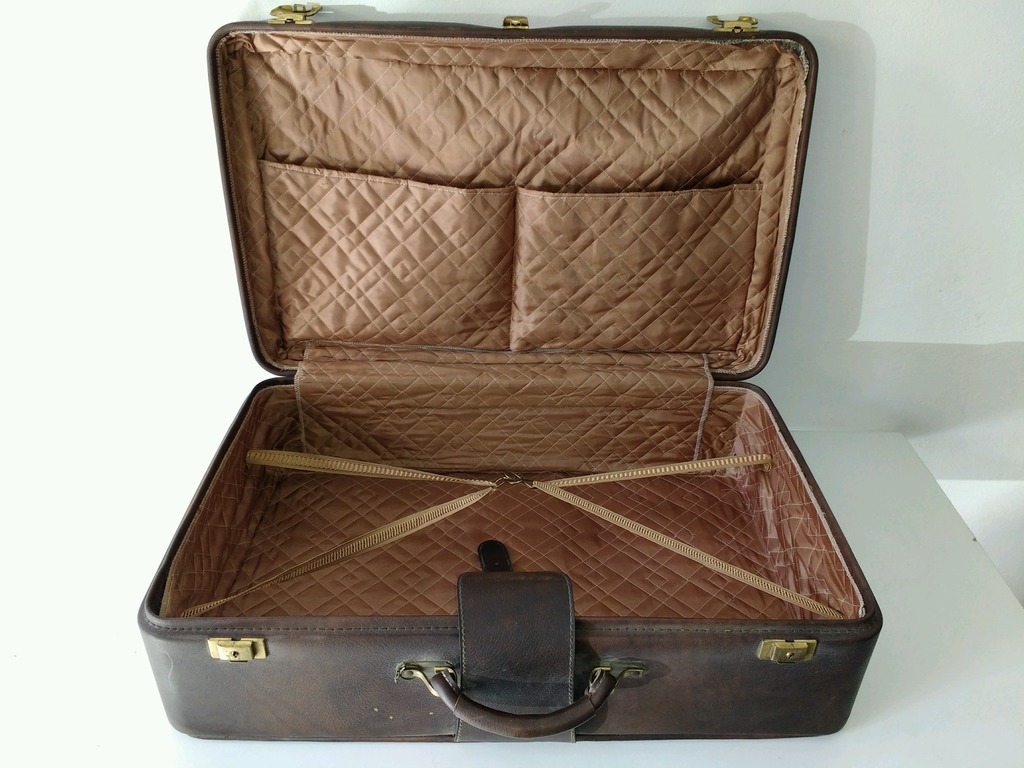 VALIGIA Vintage ECOPELLE in vendita - foto 1