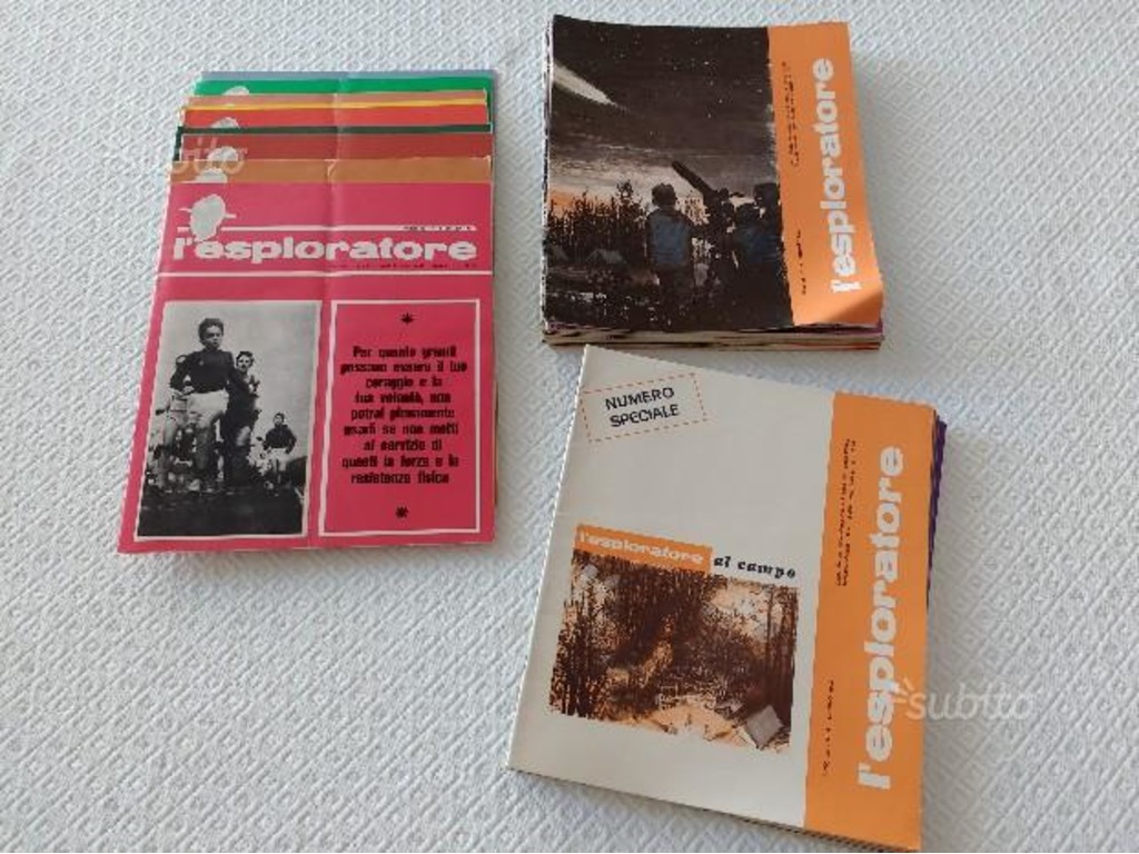 "L' ESPLORATORE" periodico SCOUT anni 1971-72-73 in vendita - foto 2