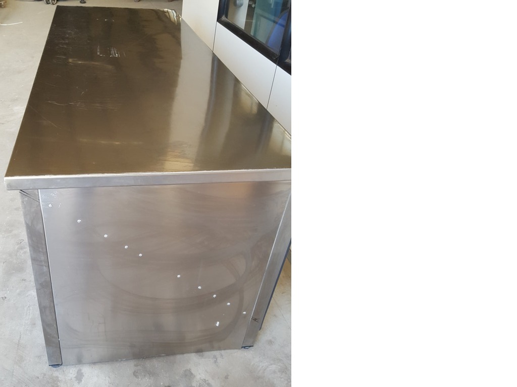 TAVOLO IN ACCIAIO INOX CON ASPIRAZIONE - INOX PACK (Cod. MF-PR-TAV-7) in vendita - foto 4