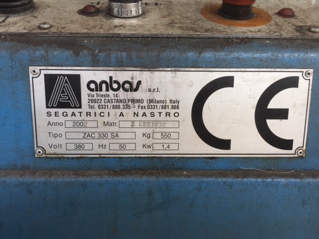 Sega a nastro semiautomatica in vendita - foto 3