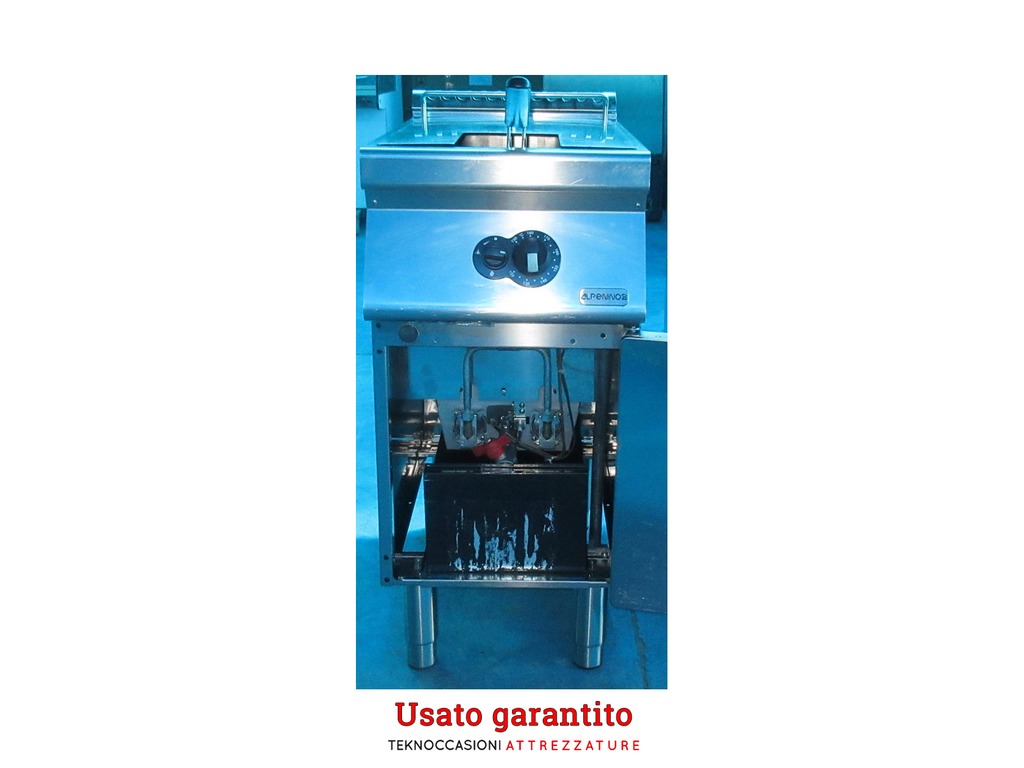 Friggitrice a gas vasca pulita 15 litri Alpeninox in vendita - foto 5