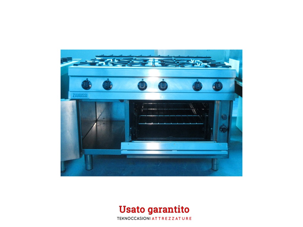 Cucina Zanussi sei fuochi a gas con forno in vendita - foto 2