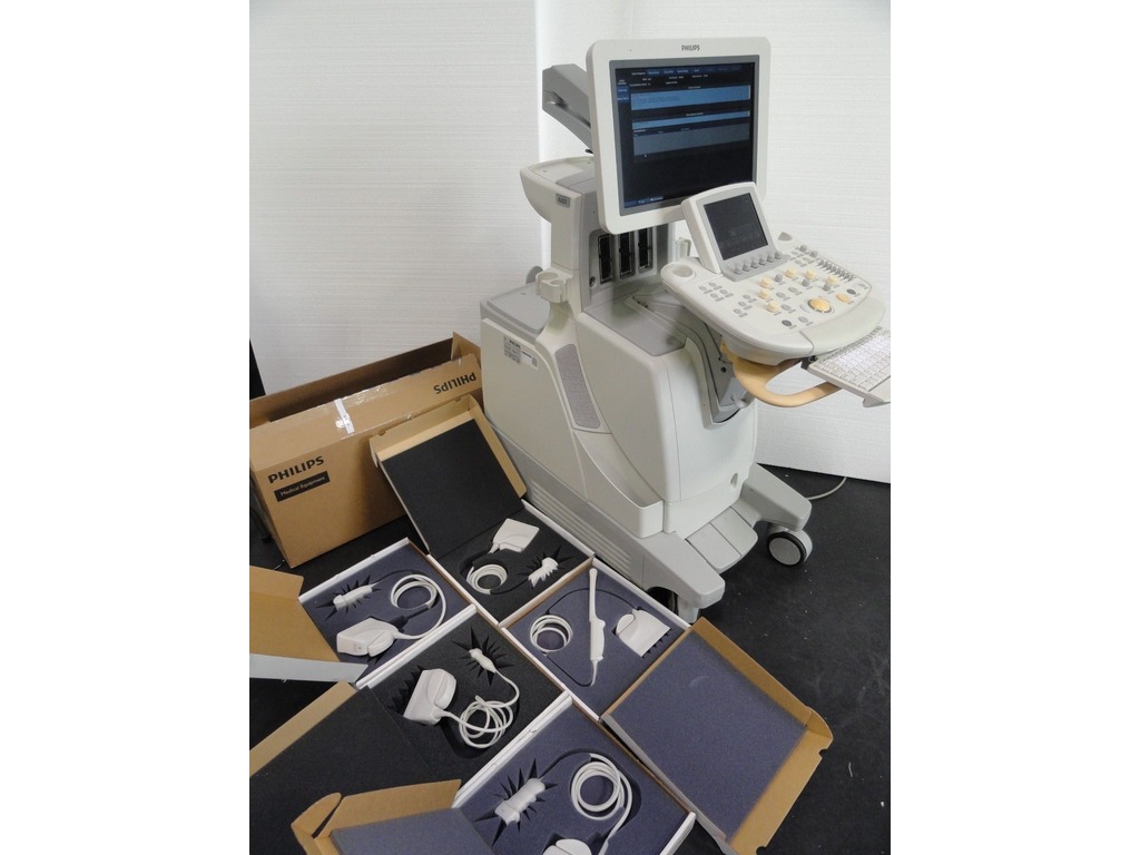Philips IU22 Ultrasound Caricato con 5 sonde in vendita - foto 1