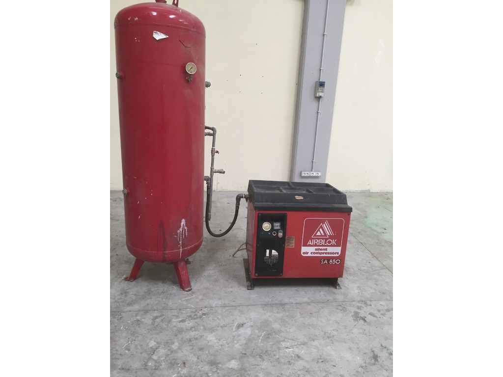 Pialla (filo e spessore), squadratrice, trapano a colonna, compressore silenziato, pulitrice in vendita - foto 5
