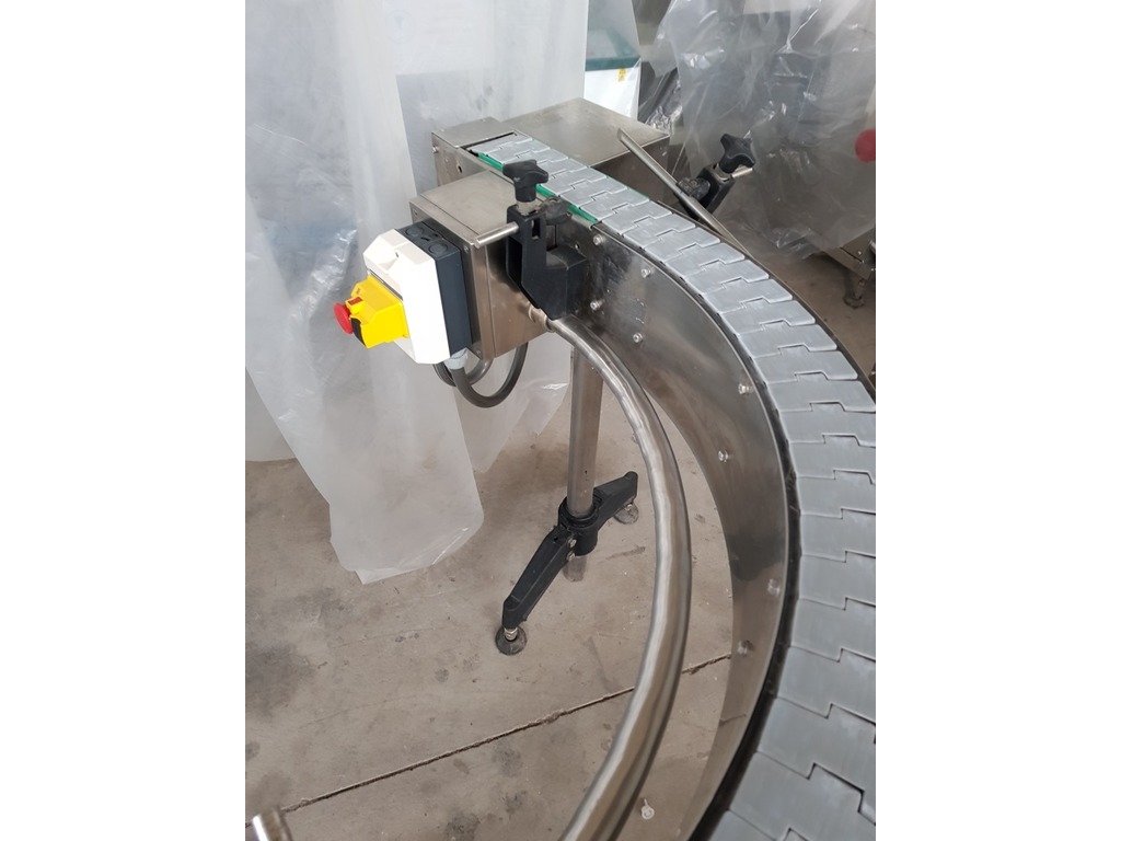 NASTRO TRASPORTATORE CON CURVA A 90° MOTORIZZATO (Cod. MF-PK-NAS-187) in vendita - foto 4