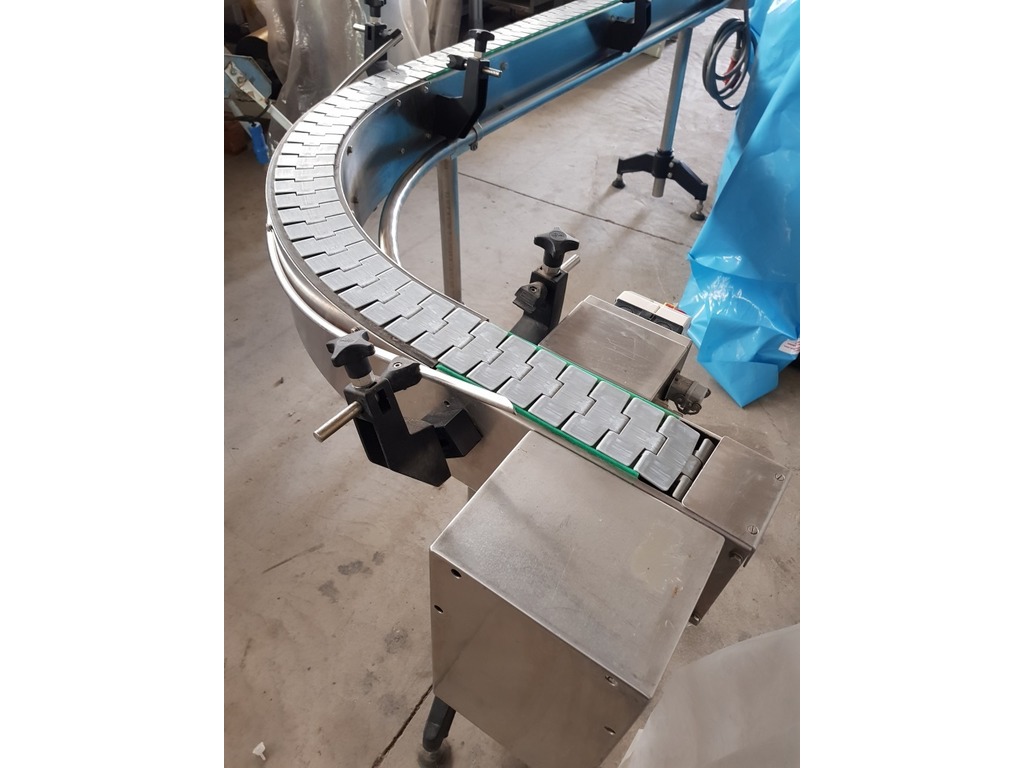 NASTRO TRASPORTATORE CON CURVA A 90° MOTORIZZATO (Cod. MF-PK-NAS-187) in vendita - foto 5