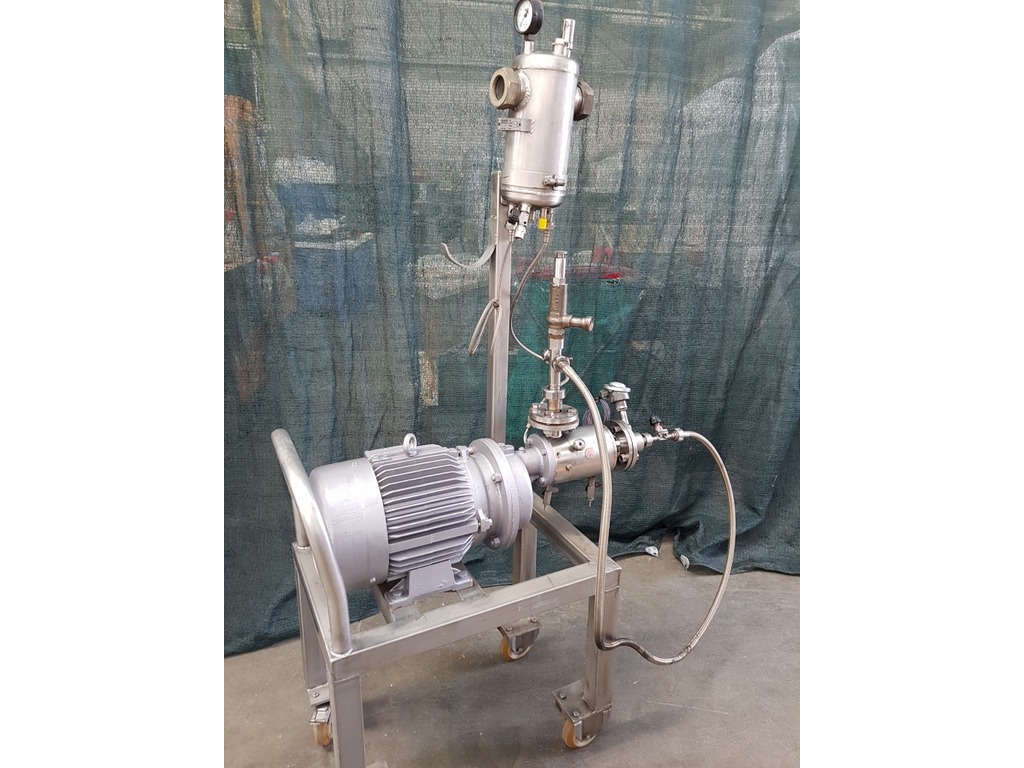 OMOGENEIZZATORE / MULINO IN LINEA CARRELLATO - IKA - Mod. DR3-6A (MF-PR-OMO-6) in vendita - foto 3