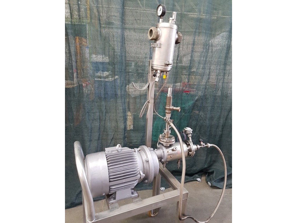 OMOGENEIZZATORE / MULINO IN LINEA CARRELLATO - IKA - Mod. DR3-6A (MF-PR-OMO-6) in vendita - foto 5