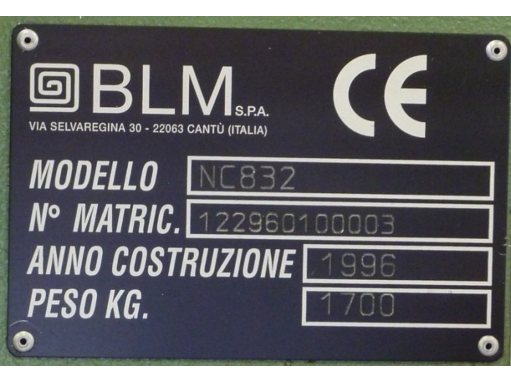 Curvatubi BLM modello NC 842 in vendita - foto 6